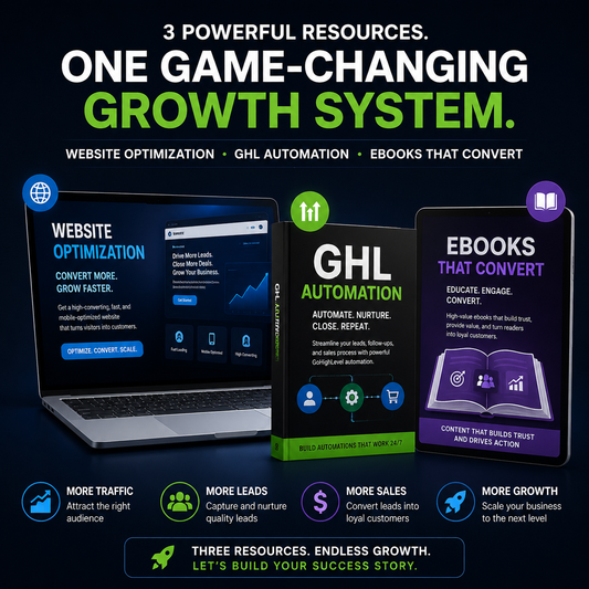 Website Optimization, GHL, Ebooks